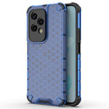 Honor 200 Lite Honeycomb Armored Hybrid Cover - Blå