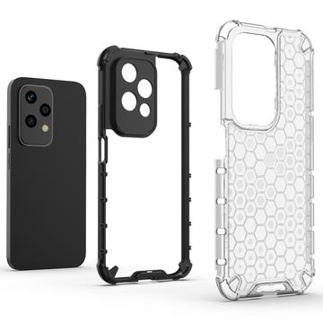 Honor 200 Lite Honeycomb Armored Hybrid Cover - Blå