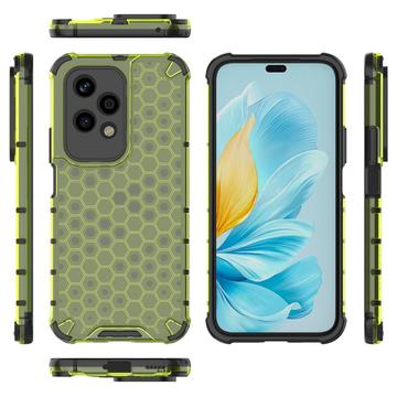 Honor 200 Lite Honeycomb Armored Hybrid Cover - Grøn