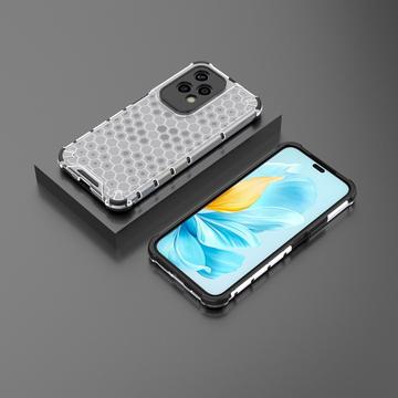 Honor 200 Lite Honeycomb Armored Hybrid Cover - Grå
