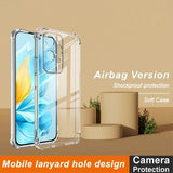 Honor 200 Lite Imak Faldsikkert TPU Cover - Gennemsigtig