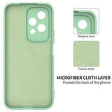 Honor 200 Lite Liquid Silikone Cover med Strop - Grøn