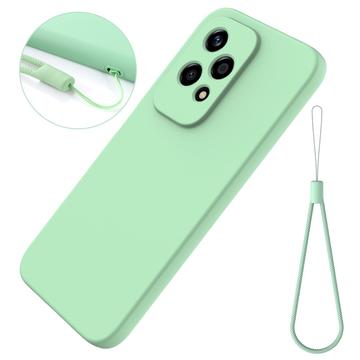 Honor 200 Lite Liquid Silikone Cover med Strop - Grøn