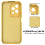 Honor 200 Lite Liquid Silikone Cover med Strop - Gul
