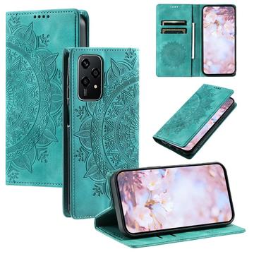 Honor 200 Lite Mandala Series Etui med Pung - Grøn