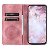 Honor 200 Lite Mandala Series Etui med Pung - Rødguld