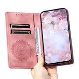 Honor 200 Lite Mandala Series Etui med Pung - Rødguld