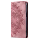 Honor 200 Lite Mandala Series Etui med Pung - Rødguld