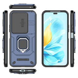 Honor 200 Lite Roterende Ring Hybrid Cover med Kameraskjold - Blå