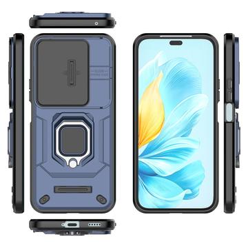Honor 200 Lite Roterende Ring Hybrid Cover med Kameraskjold - Blå