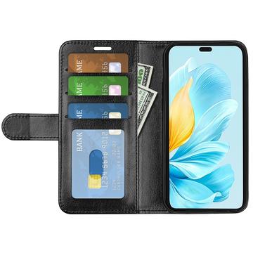 Honor 200 Lite Pung med Magnetisk Lukning - sort
