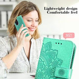 Honor 200 Mandala Series Etui med Pung - Grøn