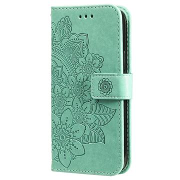 Honor 200 Mandala Series Etui med Pung - Grøn