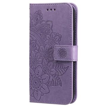 Honor 200 Mandala Series Etui med Pung - Lilla