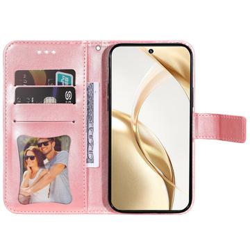 Honor 200 Mandala Series Etui med Pung - Pink