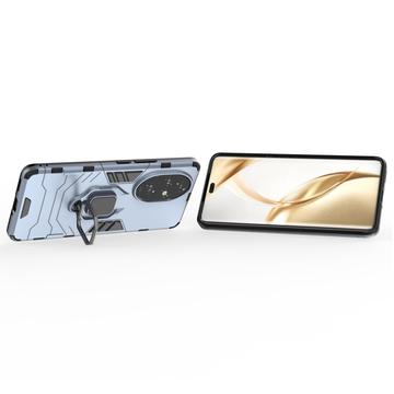 Honor 200 Pro Hybrid Cover med Ring Holder - Blå