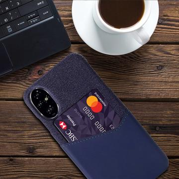 Honor 200 Pro KSQ Cover med Kortholder - Blå