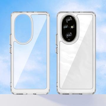 Honor 200 Pro Ridsefast Hybrid Cover - Gennemsigtig