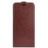 Honor 200 Pro Vertikal Flip Taske med Kortholder - Brun