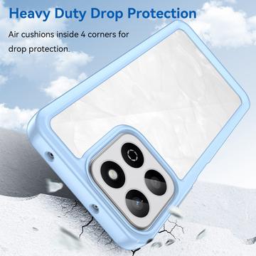 Honor 200 Smart/X7c 4G/5G Anti-Shock Hybrid Cover - Blå