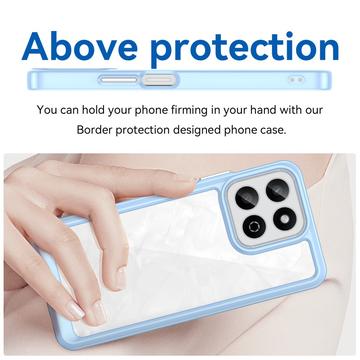 Honor 200 Smart/X7c 4G/5G Anti-Shock Hybrid Cover - Blå