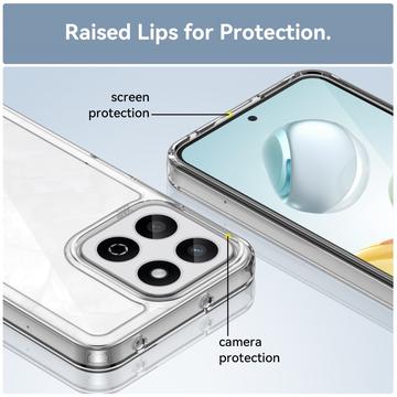 Honor 200 Smart/X7c 4G/5G Anti-Shock Hybrid Cover - Gennemsigtig