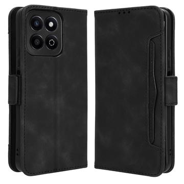 Honor 200 Smart/X7c 4G/5G Kortholder Pung Etui - Sort