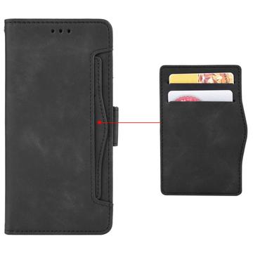 Honor 200 Smart/X7c 4G/5G Kortholder Pung Etui - Sort
