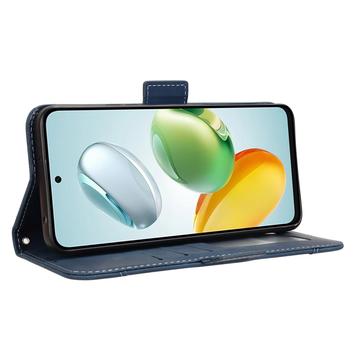 Honor 200 Smart/X7c 4G/5G Kortholder Pung Etui - Blå