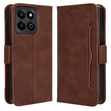 Honor 200 Smart/X7c 4G/5G Kortholder Pung Etui - Brun