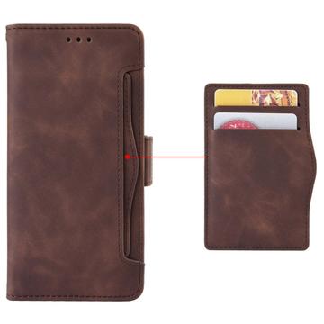 Honor 200 Smart/X7c 4G/5G Kortholder Pung Etui - Brun