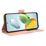 Honor 200 Smart/X7c 4G/5G Kortholder Pung Etui - Pink