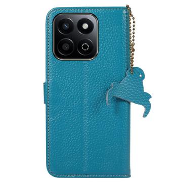 Honor 200 Smart/X7c 4G/5G Læderpung med RFID - Blå