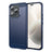 Honor 400 Lite/X70i Børstet TPU Cover - Karbonfiber - blå
