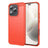Honor 400 Lite/X70i Børstet TPU Cover - Karbonfiber - rød