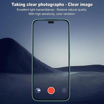 Honor 400 Lite Imak 2-i-1 HD Kamera Linse Hærdet Glas - Sort