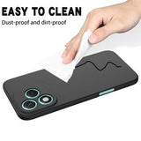 Honor 400 Lite Flydende silikone cover med håndrem - sort