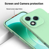 Honor 400 Lite Flydende silikone cover med håndrem - grøn