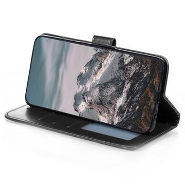 Honor 400 Lite Mandala Series Etui med Pung - Sort
