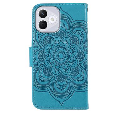 Honor 400 Lite Mandala Series Etui med Pung - Blå