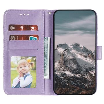 Honor 400 Lite Mandala Series Etui med Pung - Lilla