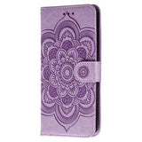 Honor 400 Lite Mandala Series Etui med Pung - Lilla