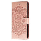 Honor 400 Lite Mandala Series Etui med Pung - Rødguld