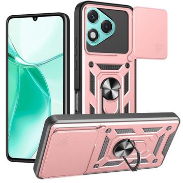 Honor 400 Lite Roterende Ring Hybrid Cover med Kameraskjold - Rødguld