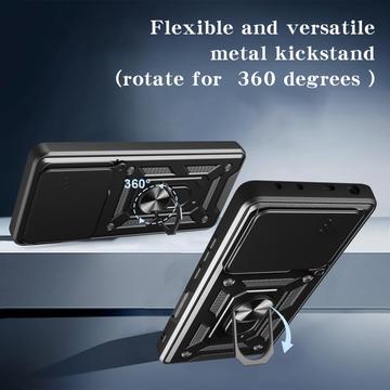 Honor 400 Lite Roterende Ring Hybrid Cover med Kameraskjold - Rødguld