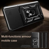 Honor 400 Lite Roterende Ring Hybrid Cover med Kameraskjold - Rødguld