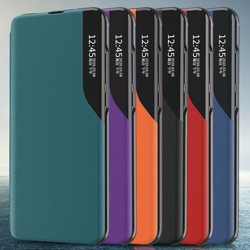Honor 400 Pro Smart Clear View Flip Cover - Blå