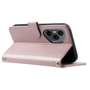 Honor 400 Pro Luksus Vatteret Pung - Rødguld