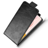 Honor 400 Pro lodret flip-etui med stativ - sort