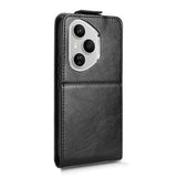 Honor 400 Pro lodret flip-etui med stativ - sort